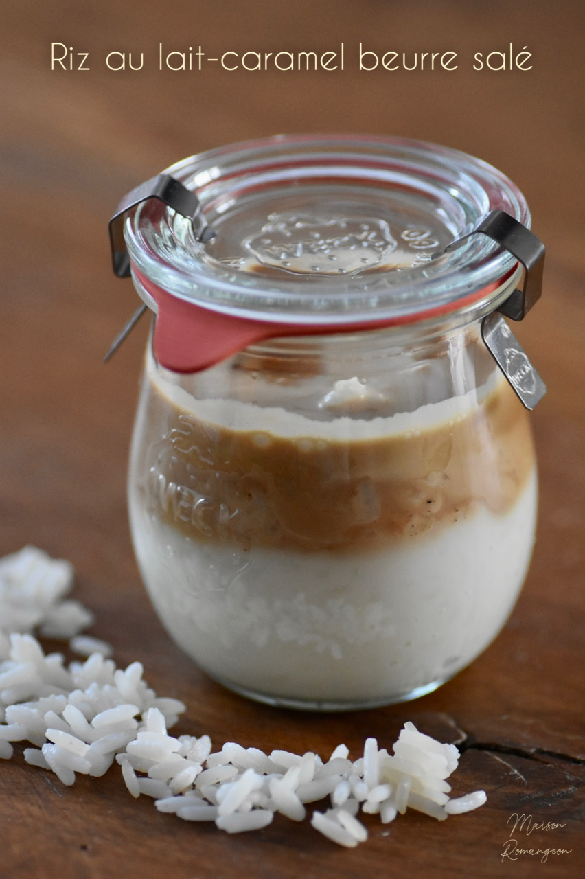Riz au lait caramel beurre salé