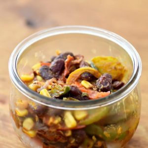 Chili sin carne (plat complet végétarien)