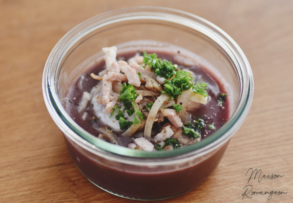 Oeuf poché en couille d'âne
