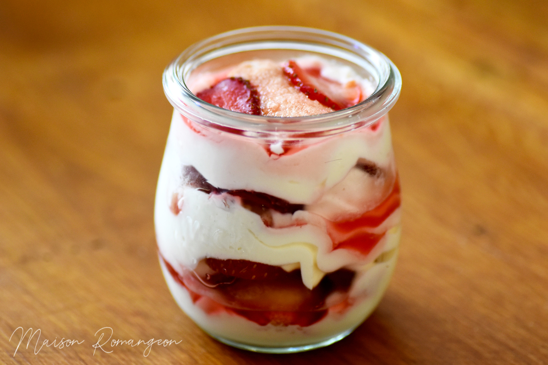 Tiramisu aux fraises