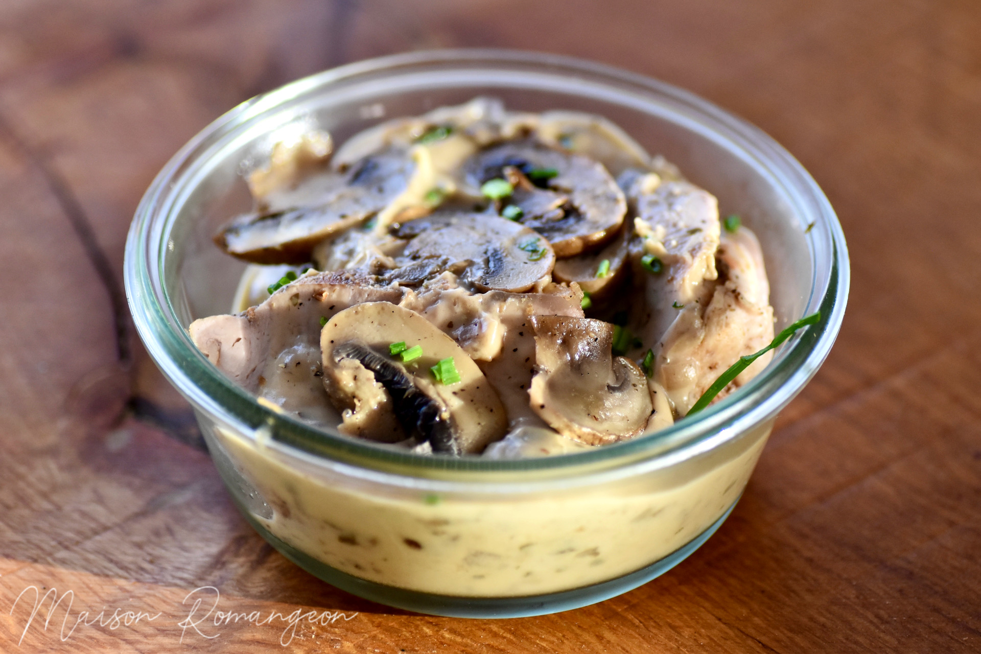 Filet mignon de porc aux champignons