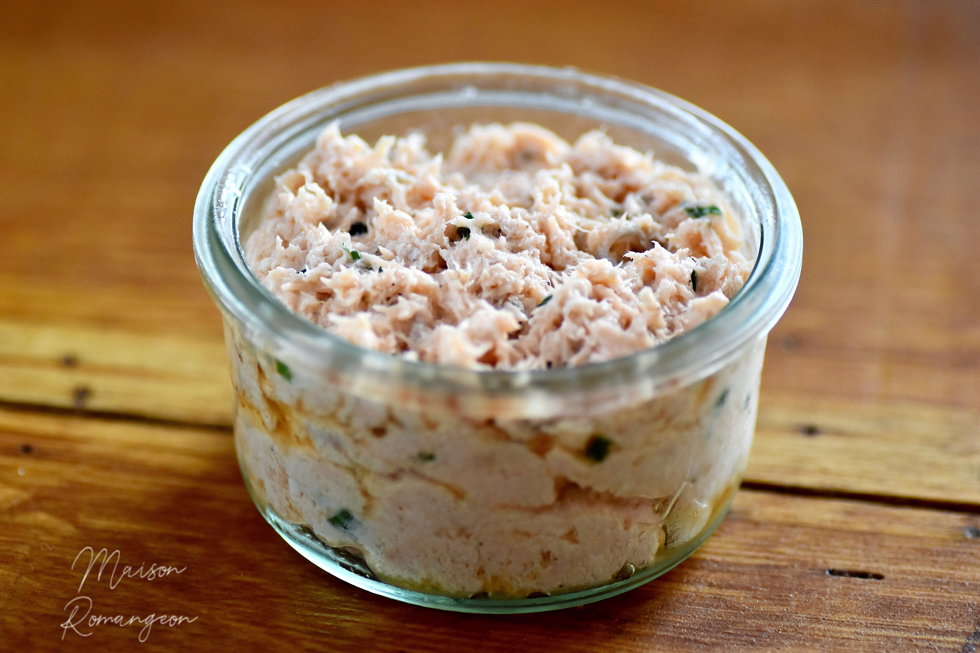 Rillettes de saumon au citron vert